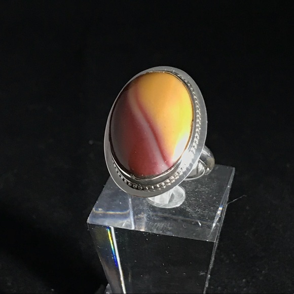 Handmade by HM Simon Jewelry - Handmade Mookaite Jasper .925 Sterling Silver Ring